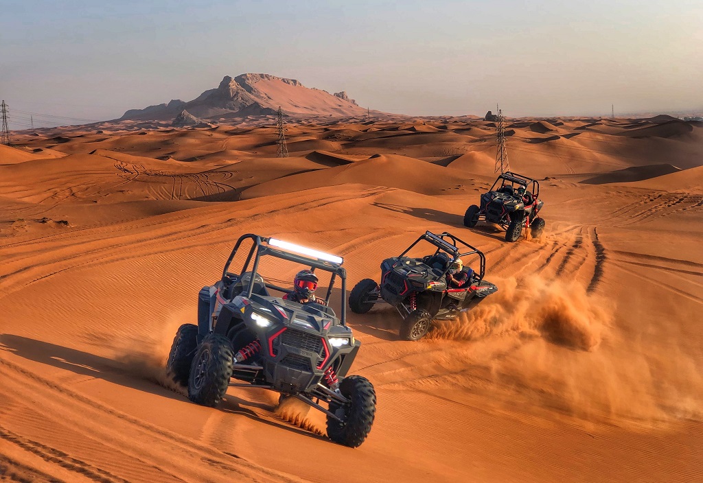 Private Dubai Desert Safari with Premium Camp & RZR Buggy Ride